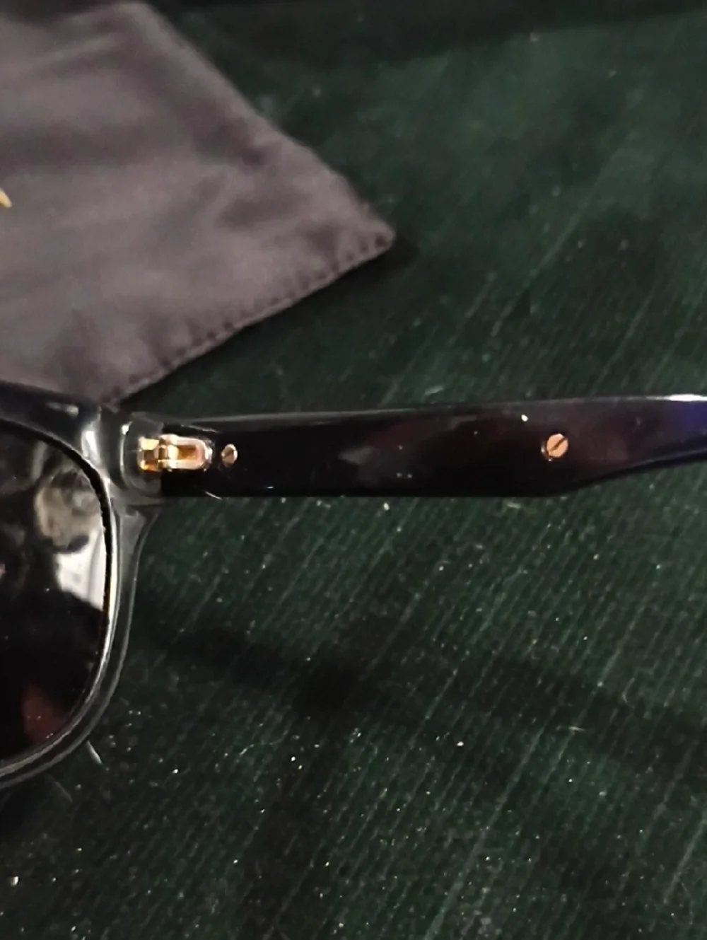 Gucci Black Shield Sunglasses